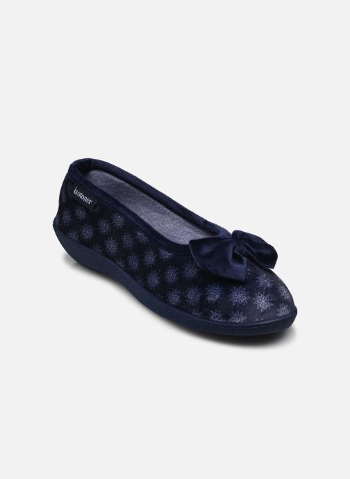 Chaussons Ballerines en velours ultra doux talon 3,8 cm semelle ergonomique W - Isotoner - Modalova