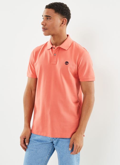 Vêtements Timberland MLRV Pique Short Sleeve Polo BURNT pour Accessoires