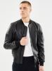 Schott Vêtements Bombers En Cuir pour Accessoires Male L LCQUEENS-Black