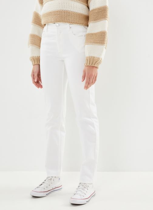 Vêtements Replay MAIJKE jean coupe droit blanc pour  Accessoires