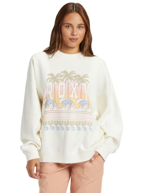 Vêtements Roxy Lineup Oversized Crew F pour  Accessoires