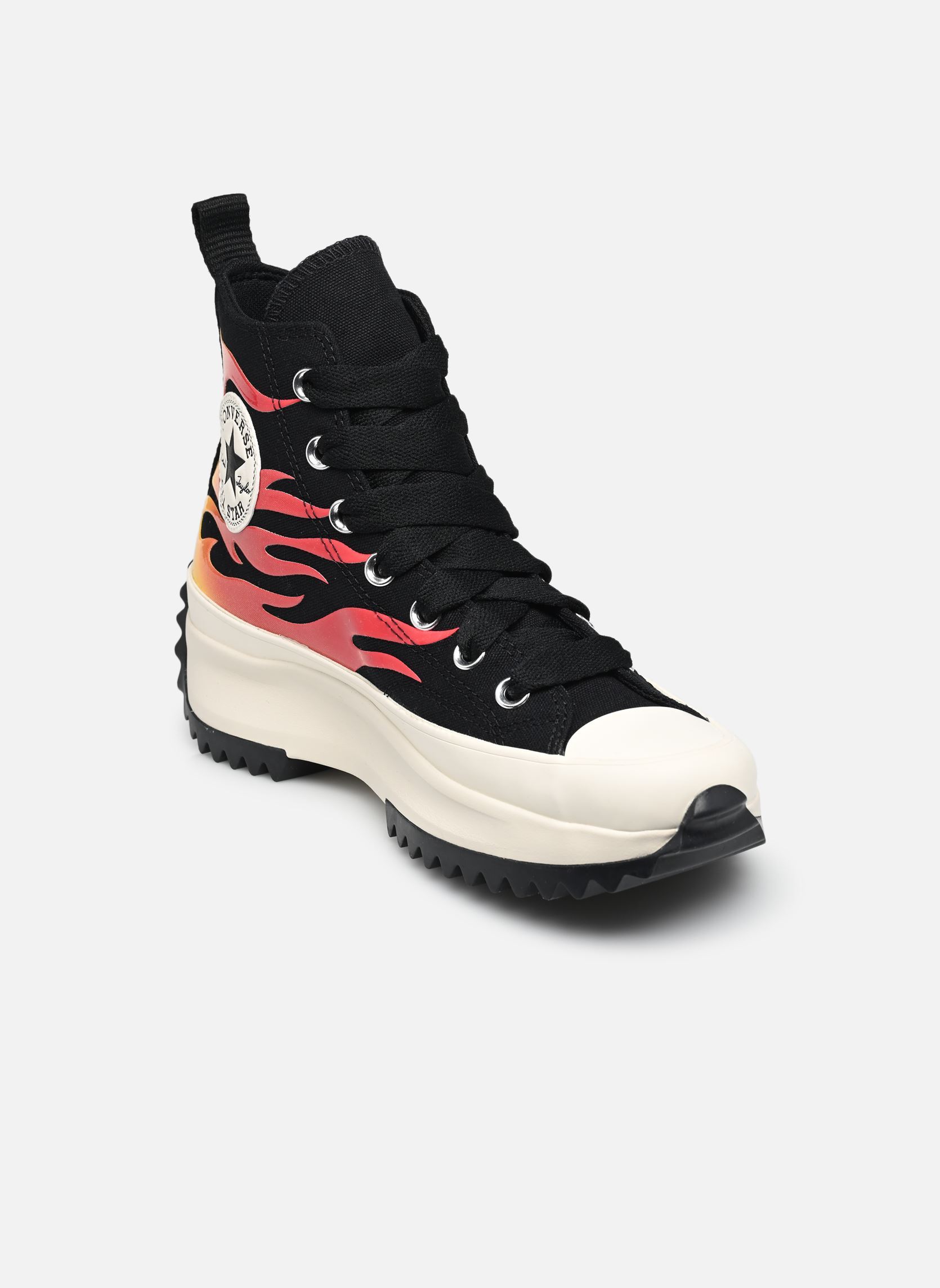 Converse Run Star Hike Flame Check Hi Pour Femme