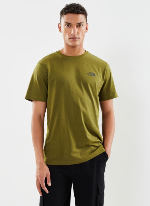 Vêtements The North Face M S/S SIMPLE DOME TEE FOREST OLIVE pour  Accessoires