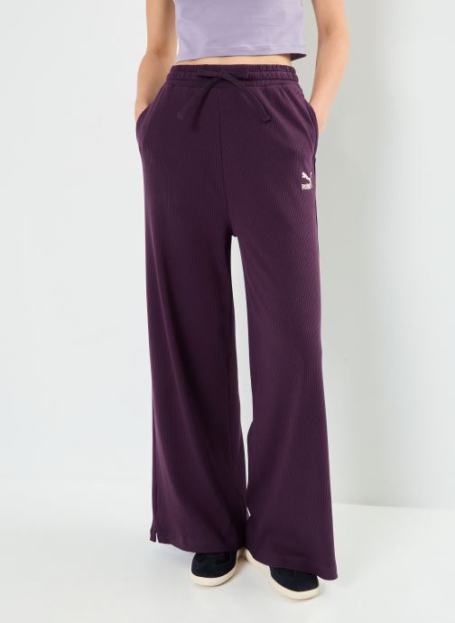 Vêtements Puma W Cla Rib Rlx Pant pour  Accessoires