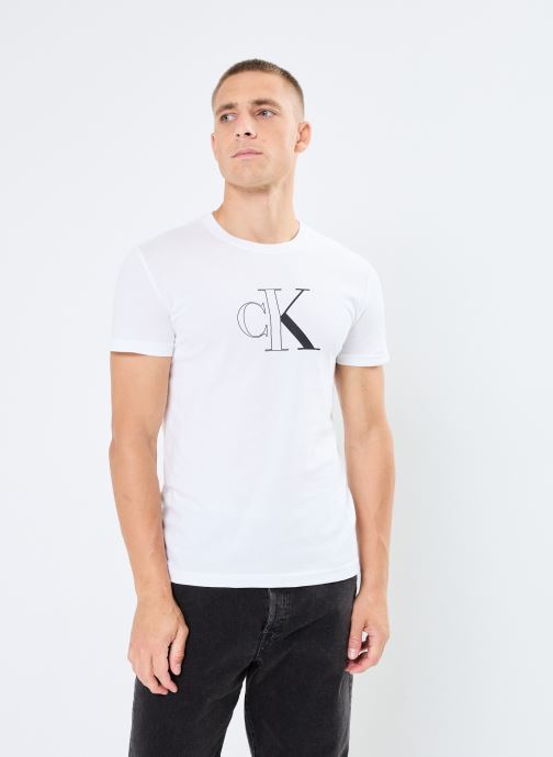 Vêtements Calvin Klein Jeans Outline Monologo Tee J30J325678 pour  Accessoires