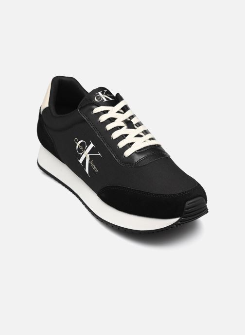 Baskets Calvin Klein RETRO RUNNER LOW MIX MTL pour  Homme