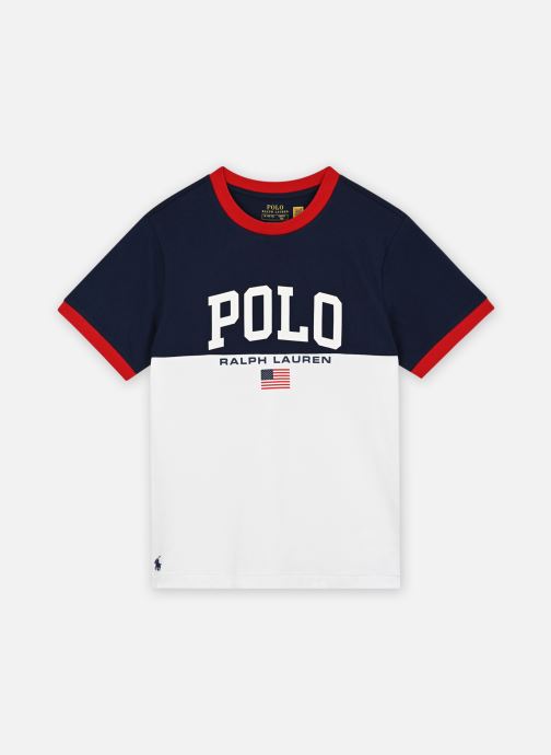 Vêtements Polo Ralph Lauren Ss Cn Ringer-Knit Shirts-T-Shirt pour  Accessoires