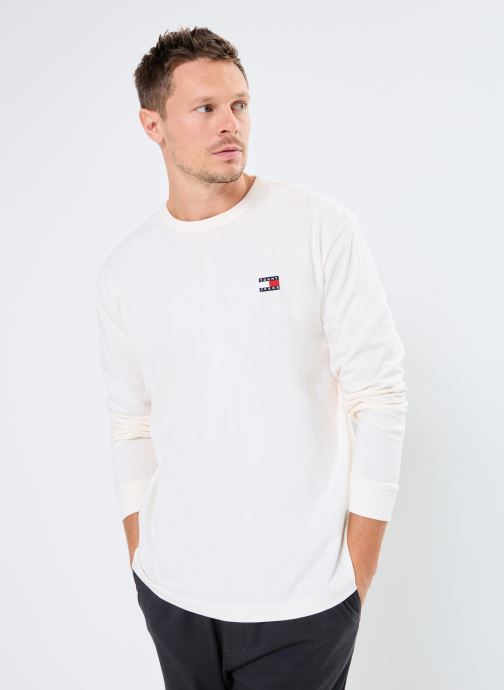 Vêtements Tommy Jeans Tjm Reg Badge Ls Tee Dm0Dm18436 pour  Accessoires