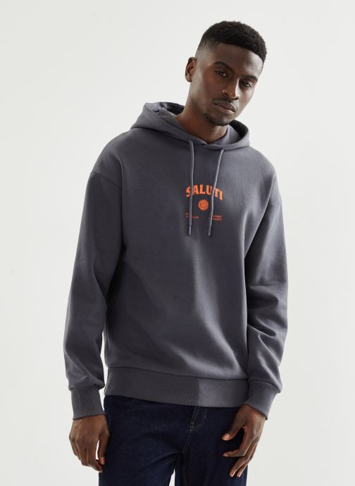 Vêtements Jack & Jones JORSALUTI SWEAT HOOD ZFT1023 LN pour Accessoires