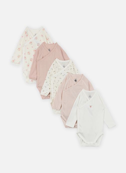 Vêtements Petit Bateau 5 Bodies Naiss ML  A0ATJ99 pour  Accessoires