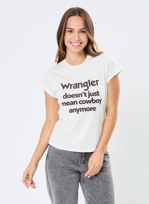 Vêtements Wrangler SHRUNKEN BAND TEE pour  Accessoires