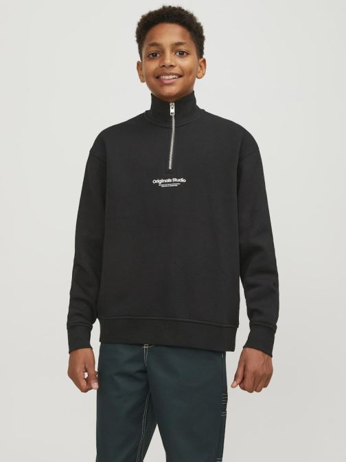 Vêtements Jack & Jones Jorvesterbro Sweat Quarter Zip Noos Jnr pour  Accessoires