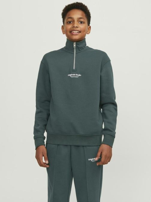 Vêtements Jack & Jones Jorvesterbro Sweat Quarter Zip Noos Jnr pour Accessoires