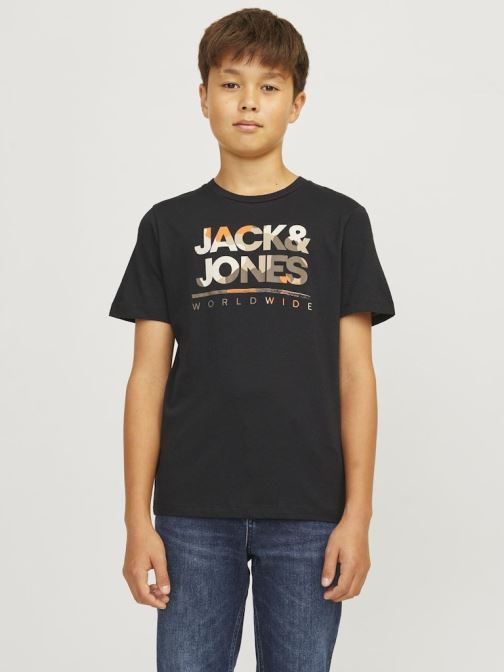 Vêtements Jack & Jones Jjluke Tee Ss Crew Neck Jnr pour  Accessoires