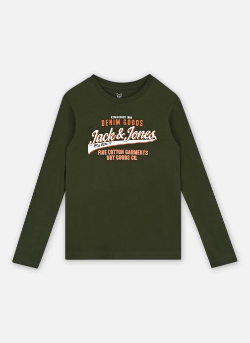 Vêtements Jjelogo Tee Ls O-Neck 2 Col Noos Jnr pour Accessoires - Jack & Jones - Modalova