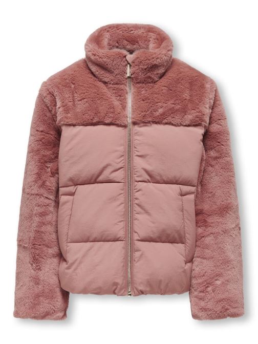 Vêtements Kids Only Kogwanja Fur Puffer Mix Coat Otw pour Accessoires