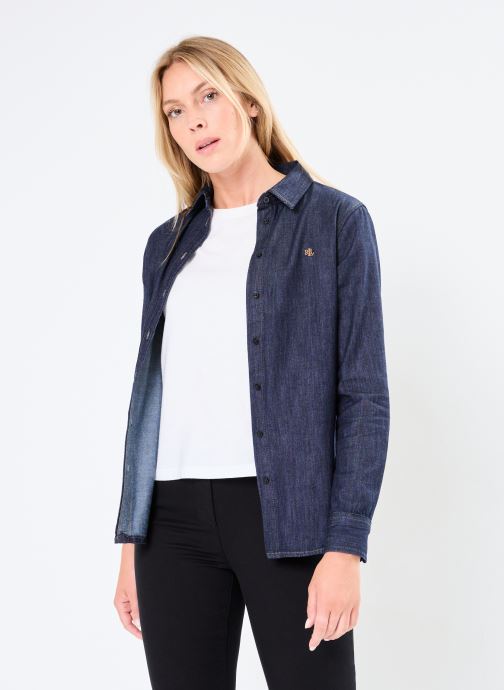 Vêtements Lauren Ralph Lauren Jamelko-Long Sleeve-Button Front Shirt pour  Accessoires