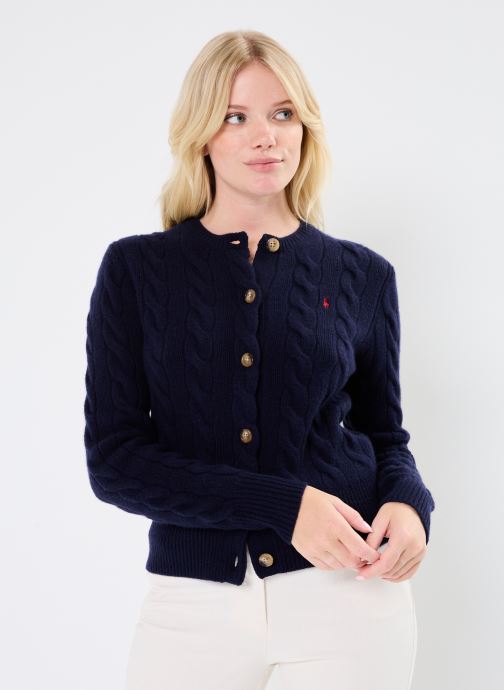 Vêtements Polo Ralph Lauren Cardigan torsadé en laine et cachemire 211910443 pour  Accessoires