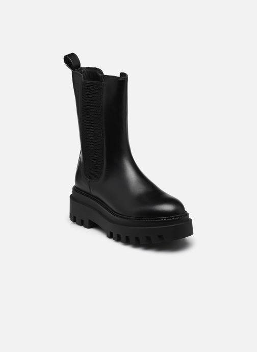 Bottines et boots Calvin Klein FLATFORM CHELSEA BOOT MG LTH pour  Femme