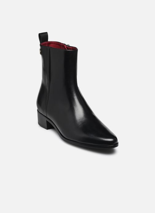 Bottines et boots LOW COWBOY FLAT LEATHER - Tommy Hilfiger - Modalova