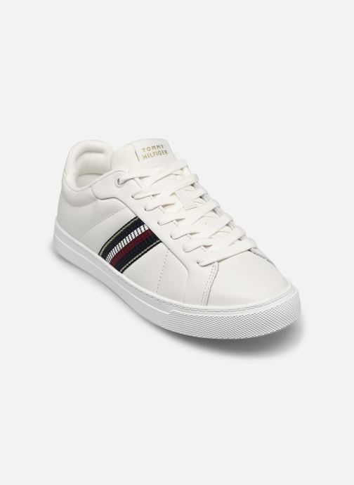 Baskets Tommy Hilfiger ICON COURT SNEAKERS STRIPES pour  Femme