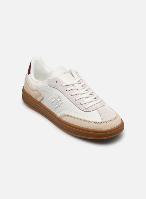 Baskets Tommy Hilfiger TH HERITAGE COURT SNEAKER LTHR pour  Femme