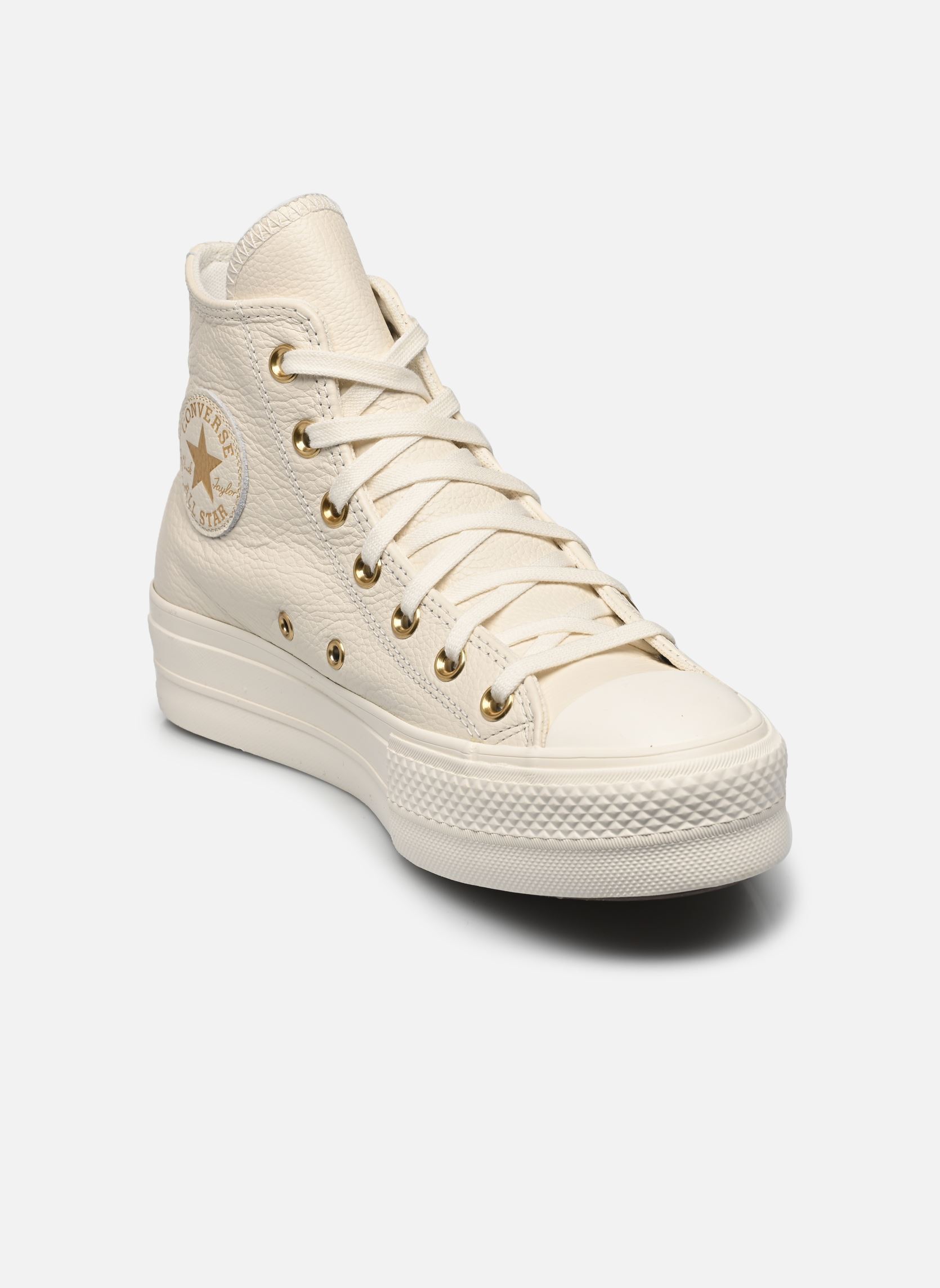  Converse Chuck Taylor All Star Lift Leather Hi Pour Femme