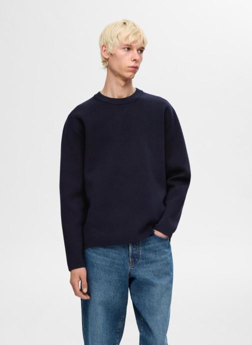 Vêtements Slhmike Ls Knit Relaxed Crew Neck pour Accessoires - Selected Homme - Modalova