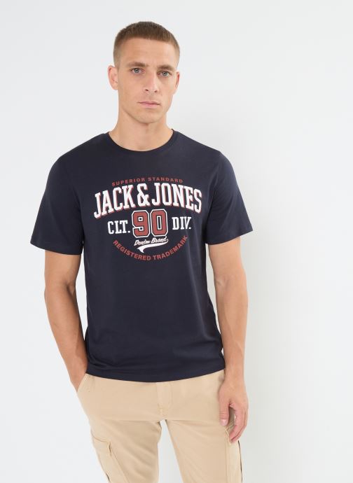 Vêtements Jack & Jones Jjelogo Tee Ss O-Neck 2 Col Aw24 Sn pour Accessoires