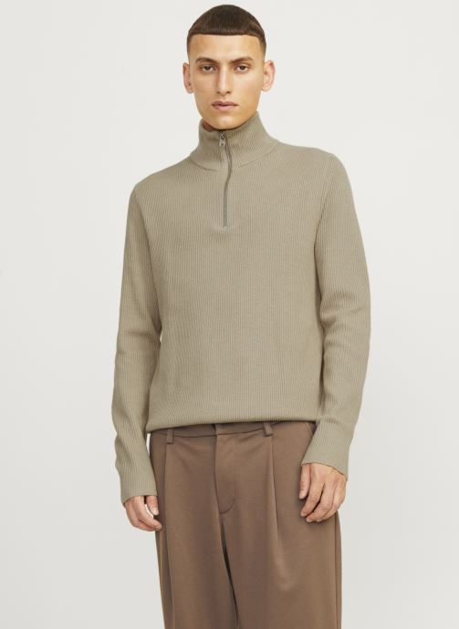 Vêtements Jack & Jones Jjeperfect Knit Half Zip Sn pour  Accessoires