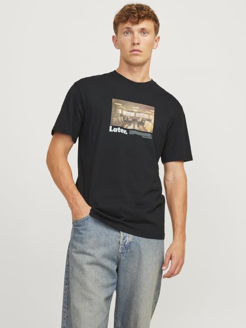 Vêtements Jack & Jones Jorbrinx Photo Tee SS Crew Neck pour  Accessoires