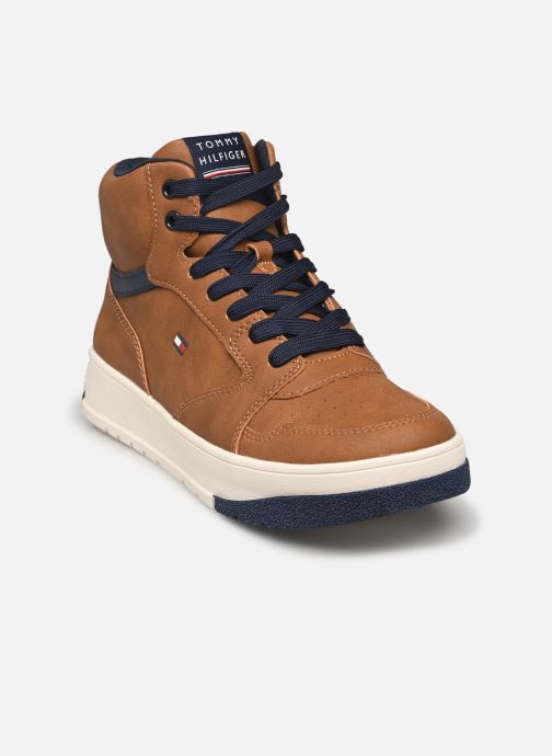 Baskets Tommy Hilfiger Mid cutlace-up sneaker A pour  Enfant