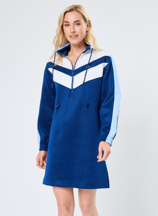 Vêtements Lacoste Robe sweatshirt en interlock color-block pour  Accessoires