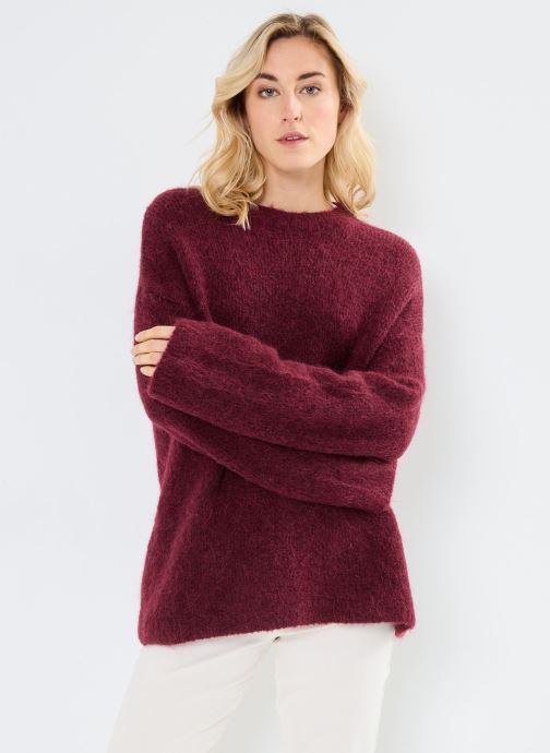 Vêtements SLFGABELLA LS KNIT O-NECK CAMP pour Accessoires - Selected Femme - Modalova