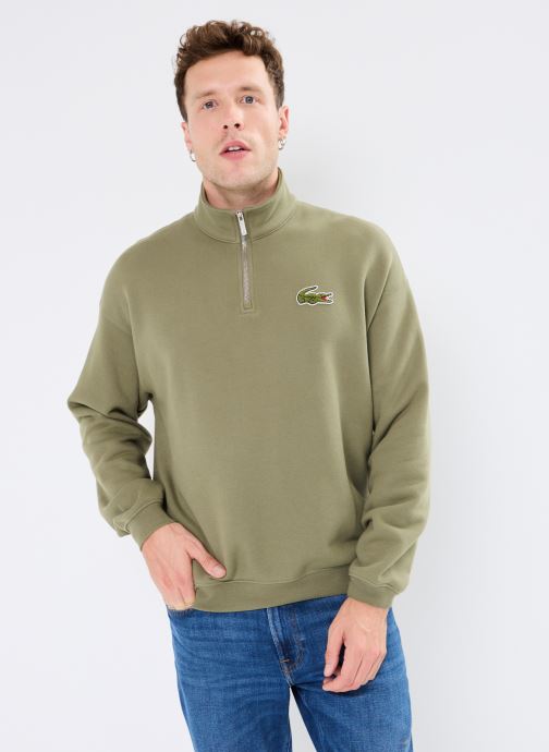 Vêtements Lacoste Sweatshirt Jogger à col zippé loose fit pour  Accessoires