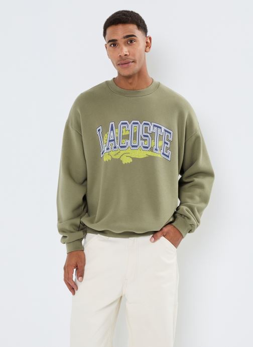 Vêtements Lacoste Sweatshirt loose fit en molleton pour  Accessoires