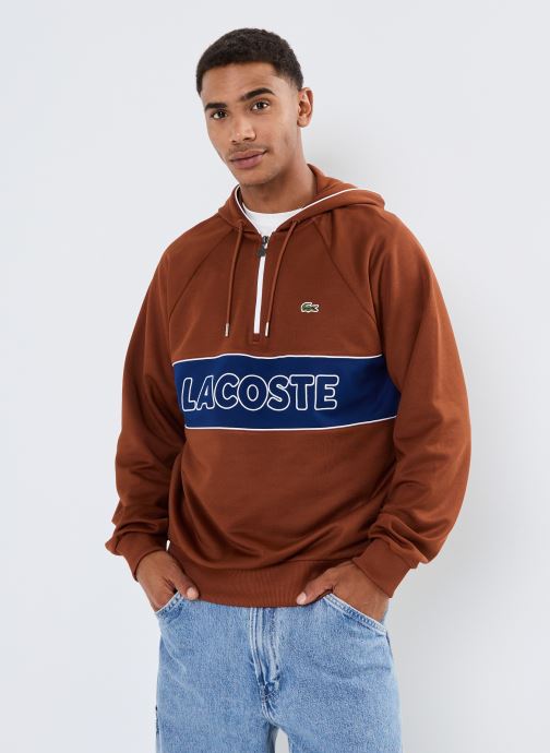 Vêtements Lacoste Sweatshirt Paris à capuche pour  Accessoires