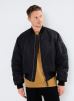 Schott Vêtements Blouson Bomber Oversize pour Accessoires Male S AIRFORCE90RS-Black