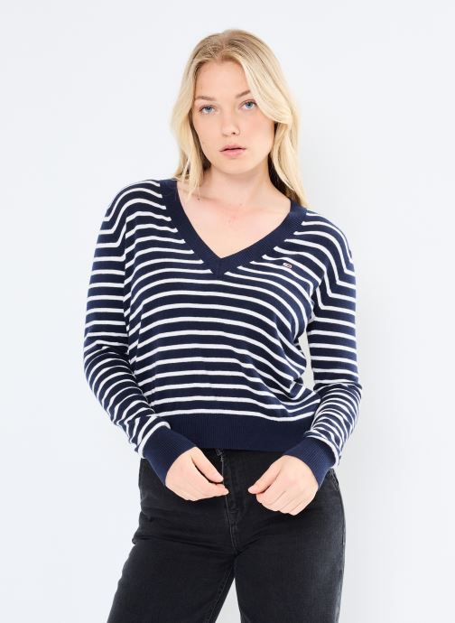 Vêtements Tommy Jeans Tjw Essential Vneck DW0DW18670 pour  Accessoires