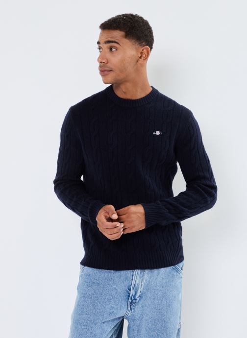 Vêtements GANT Lambswool Cable C-Neck pour  Accessoires