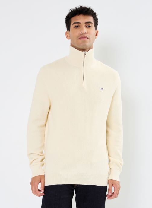 Vêtements GANT Cotton Micro Textured Half Zip pour  Accessoires