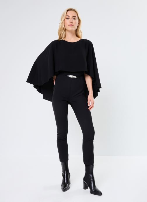 Vêtements Lauren Ralph Lauren Combinaison cape ceinturée en georgette pour  Accessoires