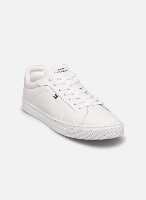 Baskets Tommy Hilfiger Icon Court Lth Flag pour Homme