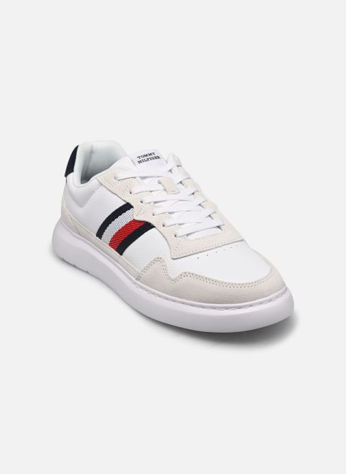 Baskets Tommy Hilfiger Light Cupsole Lth stripes pour Homme