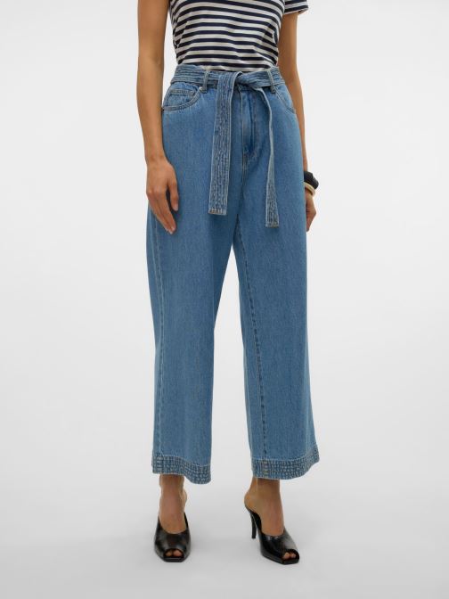 Vêtements VMKATHY SHR WIDE CROPPED JEANS YO377 pour Accessoires - Vero Moda - Modalova