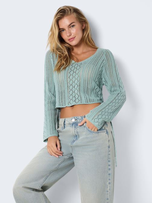 Vêtements NMLUNA L/S SIDE RUCHED KNIT FWD DD pour Accessoires - Noisy May - Modalova