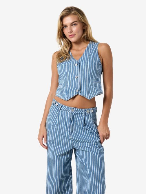 Vêtements NMHERA SL SLIM PINSTRIPED VEST BS008MB pour Accessoires - Noisy May - Modalova
