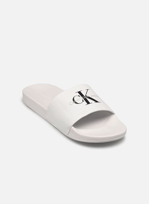 Sandales et nu-pieds SLIDE MONOGRAM CV - Calvin Klein - Modalova