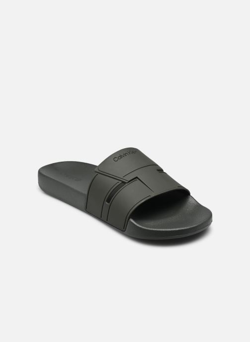 Sandales et nu-pieds POOL SLIDE DOUBLE T - Calvin Klein - Modalova