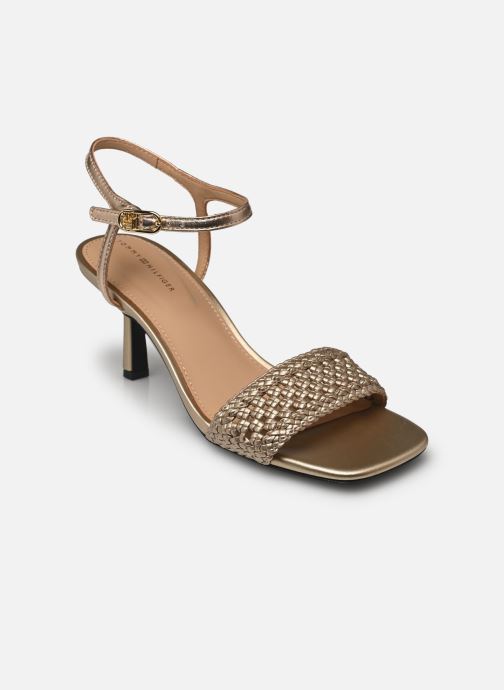 Sandales et nu-pieds METALLIC LTHR KITTEN - Tommy Hilfiger - Modalova